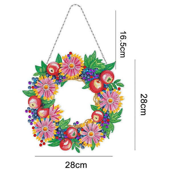 5D Diamond Painting Wreath Double-sided Fruits