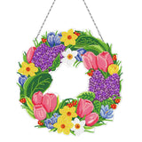 5D Diamond Painting Wreath Double Sided Tulips