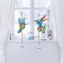 Load image into Gallery viewer, 5D Diamond Painting Crystal Wind Chime Hummingbirds 2 Pieces