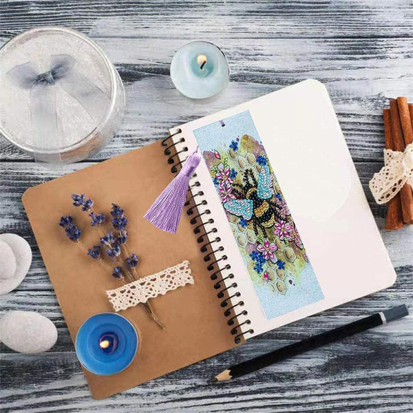 Diamond Painting Bookmark Bee