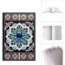 Load image into Gallery viewer, Diamond Painting Notebook Blue Diamond
