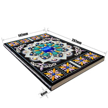 Load image into Gallery viewer, Diamond Painting Notebook Blue Diamond