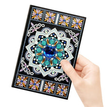 Load image into Gallery viewer, Diamond Painting Notebook Blue Diamond