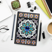 Load image into Gallery viewer, Diamond Painting Notebook Blue Diamond