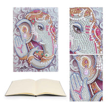 Load image into Gallery viewer, 5D Diamond Painting Notebook Elephant God Ganesha