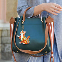 Load image into Gallery viewer, 5D Diamond Painting Keychain Cats Set of 5 Pieces