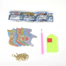 Load image into Gallery viewer, 5D Diamond Painting Keychain Horses