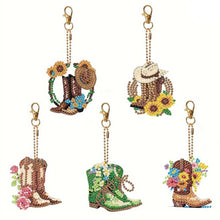 Load image into Gallery viewer, Diamond Painting Pendant Boot 5 Piece Set