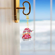 Load image into Gallery viewer, 5D Diamond Painting Keychain Gnome with Mushrooms