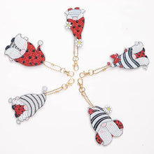 Load image into Gallery viewer, 5D Diamond Painting Keychain Gnome