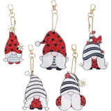 5D Diamond Painting Keychain Gnome