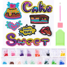 Load image into Gallery viewer, 5D Diamond Painting Sticker Set Cake