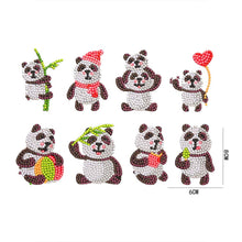 Load image into Gallery viewer, 5D Diamond Painting Sticker Set Pandas