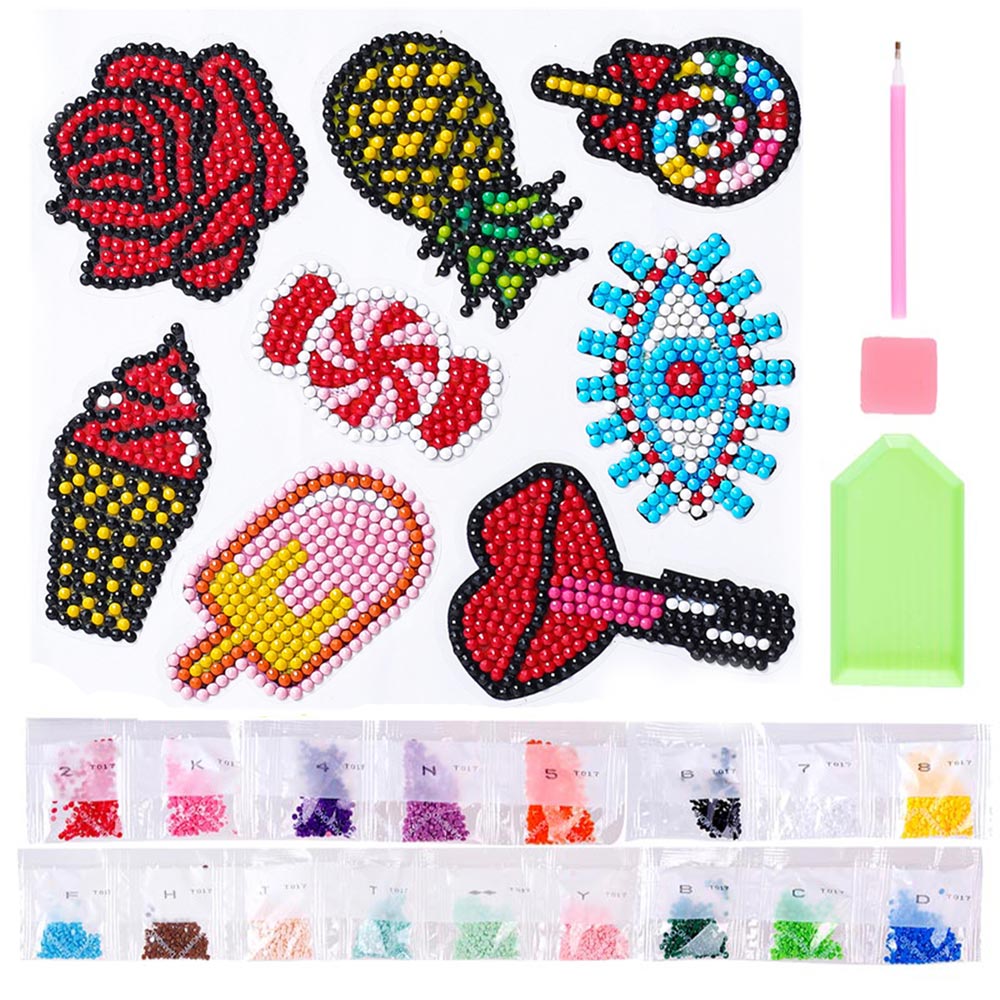5D Diamond Painting Cover Minder Set in Red