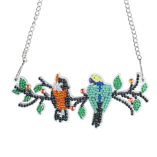 5D Diamond Painting Door Hanger 2 Birds