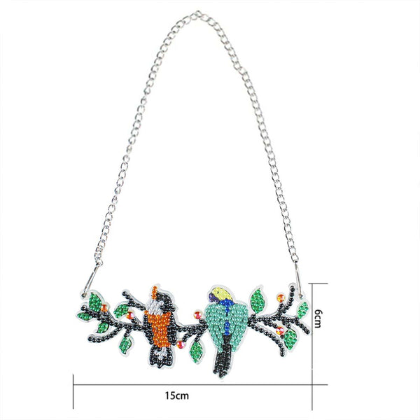5D Diamond Painting Door Hanger 2 Birds