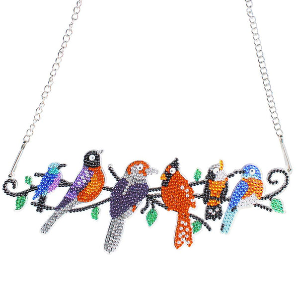 5D Diamond Painting Door Hanger 6 Birds
