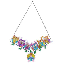 Load image into Gallery viewer, 5D Diamond Painting Door Hanger 7 Owls