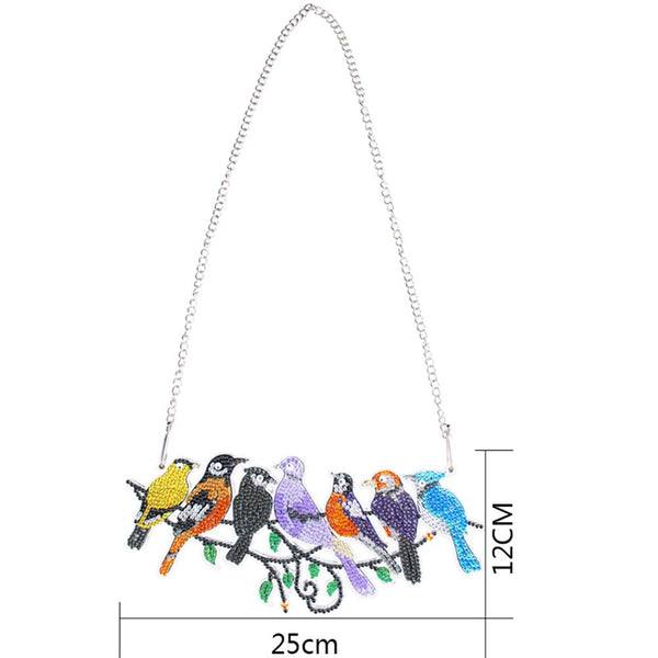5D Diamond Painting Door Hanger 7 Birds