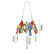 Load image into Gallery viewer, 5D Diamond Painting Door Hanger with 7 Birds