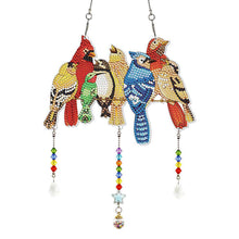 Load image into Gallery viewer, 5D Diamond Painting Door Hanger with 7 Birds
