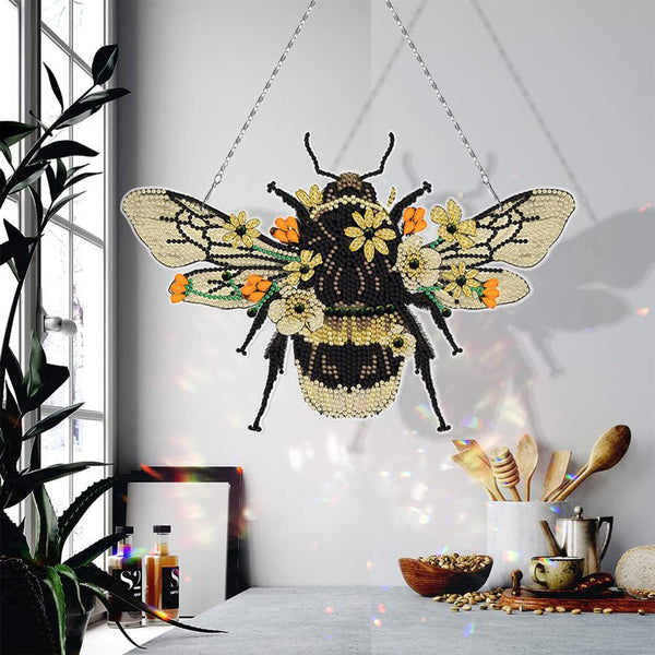 5D Diamond Painting Door Hanger Bee