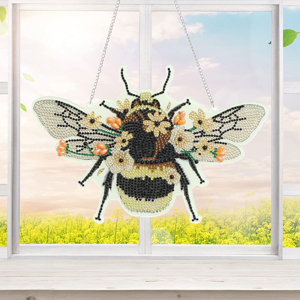 5D Diamond Painting Door Hanger Bee