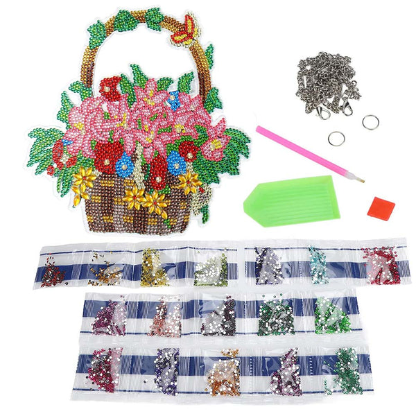 5D Diamond Painting Door Hanger Flower Pot