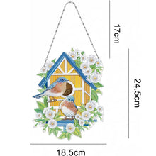 Load image into Gallery viewer, 5D Diamond Painting Door Hanger with Double-Sided Birdhouse