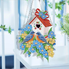 Load image into Gallery viewer, 5D Diamond Painting Door Hanger Double-Sided with Birdhouse