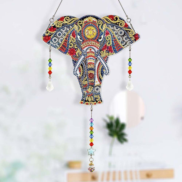 5D Diamond Painting Door Hanger Elephant