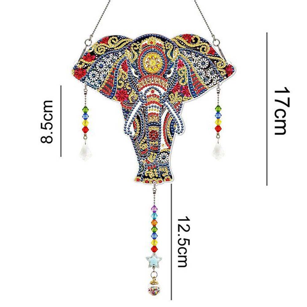5D Diamond Painting Door Hanger Elephant
