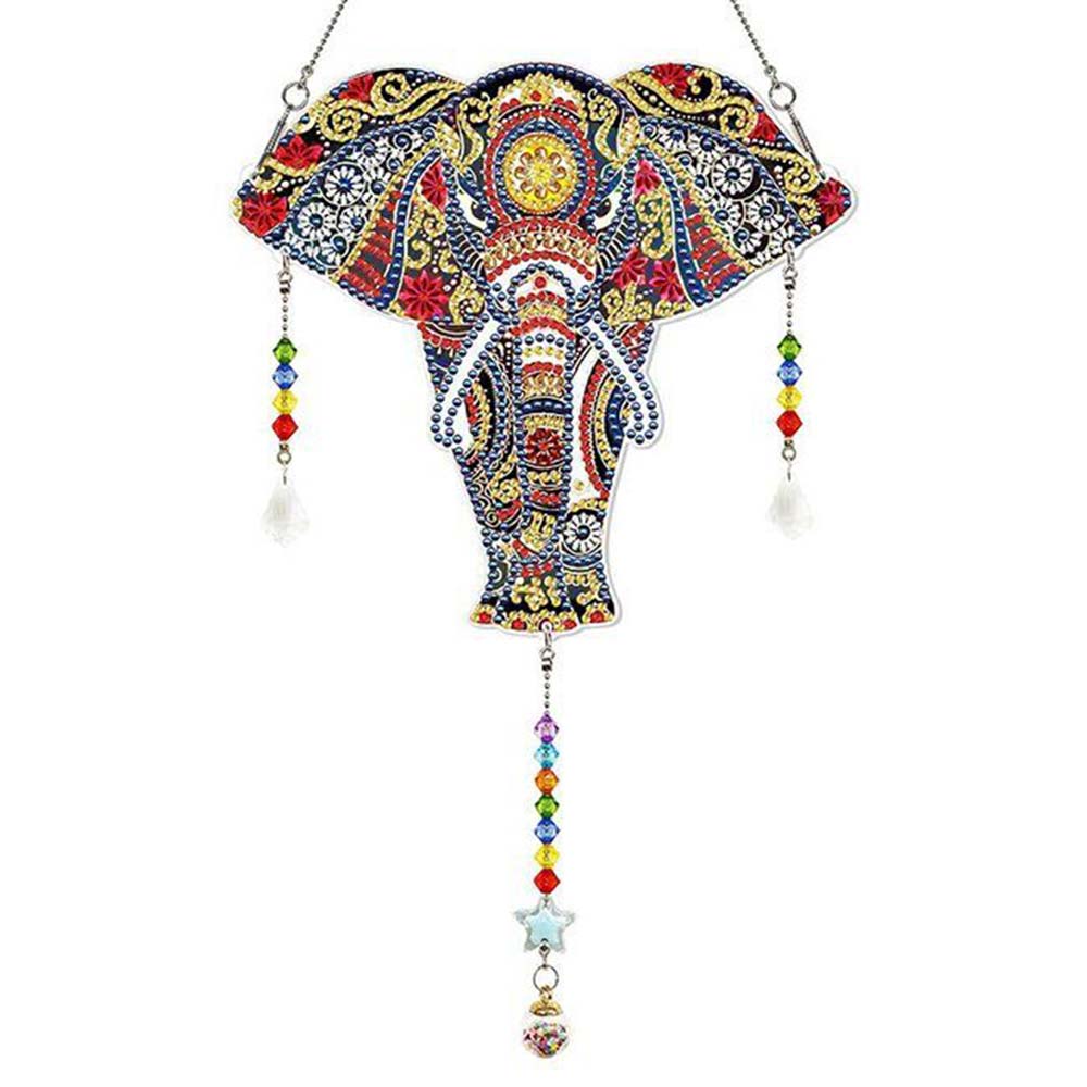 5D Diamond Painting Door Hanger Elephant