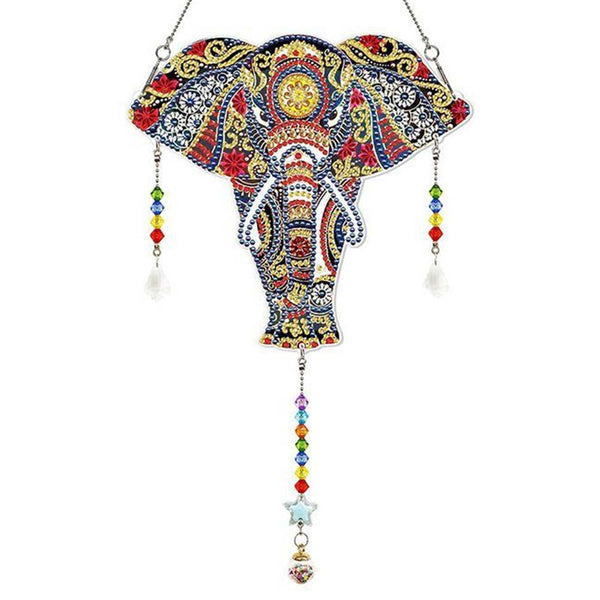 5D Diamond Painting Door Hanger Elephant
