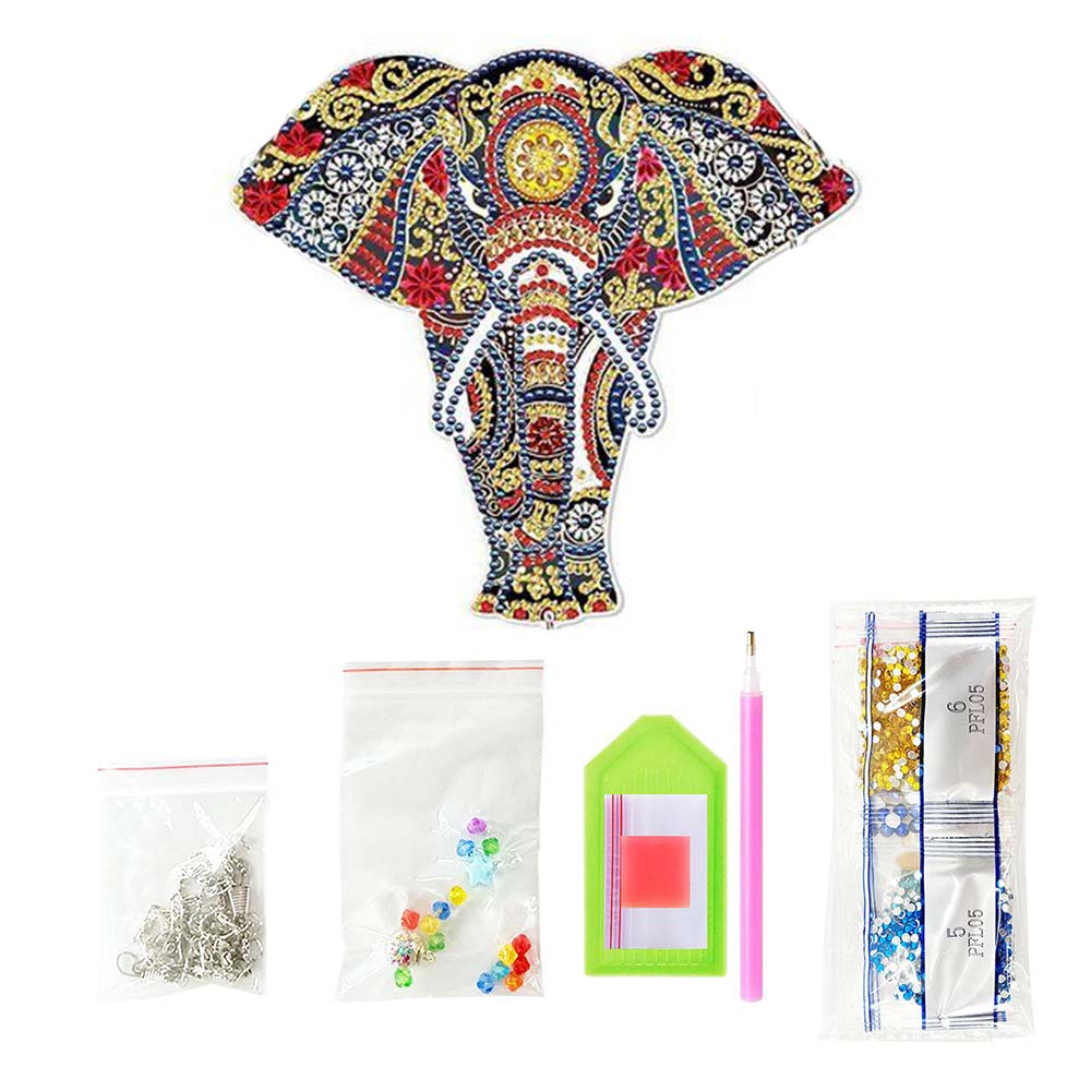 5D Diamond Painting Door Hanger Elephant