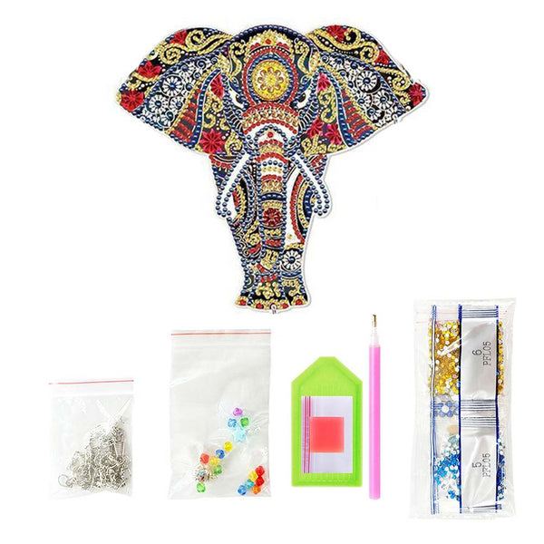 5D Diamond Painting Door Hanger Elephant