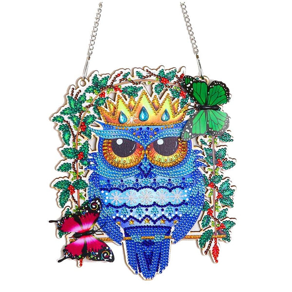 5D Diamond Painting Door Hanger Owl
