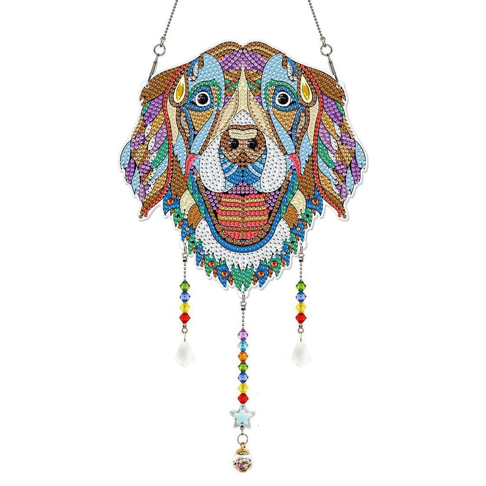 5D Diamond Painting Car Hanging Dog