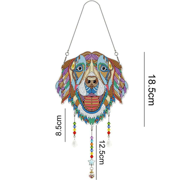 5D Diamond Painting Car Hanging Dog