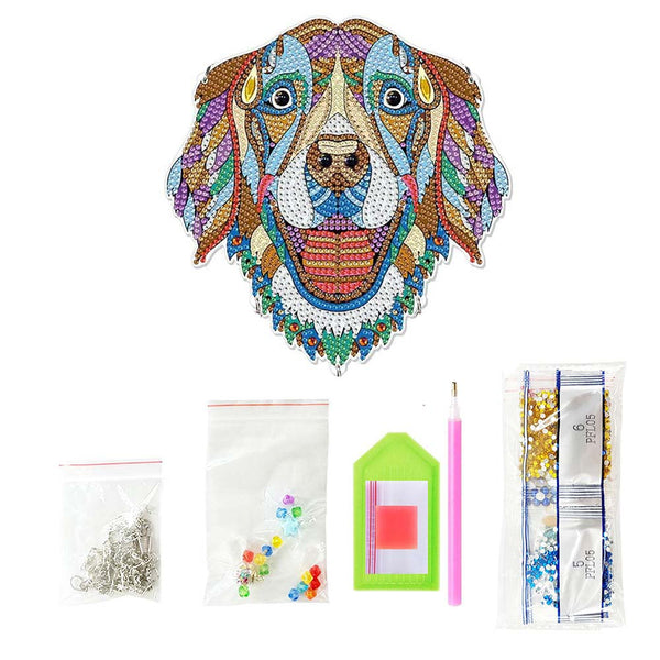 5D Diamond Painting Car Hanging Dog