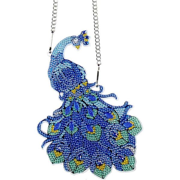 5D Diamond Painting Door Hanger Peacock