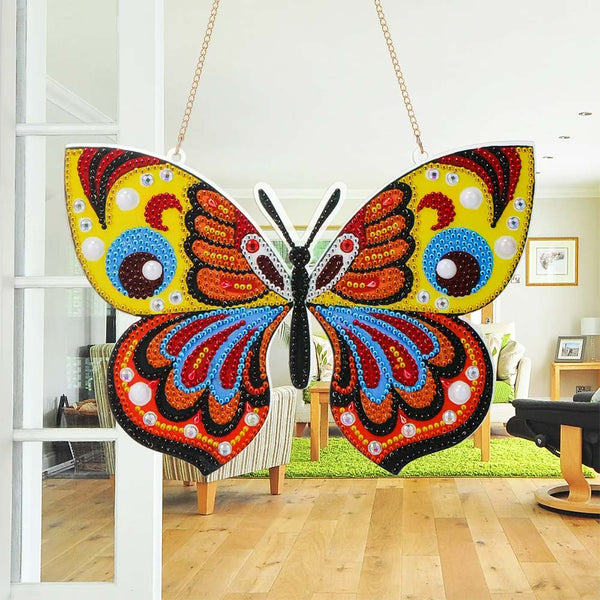 5D Diamond Painting Door Hanger - Butterfly