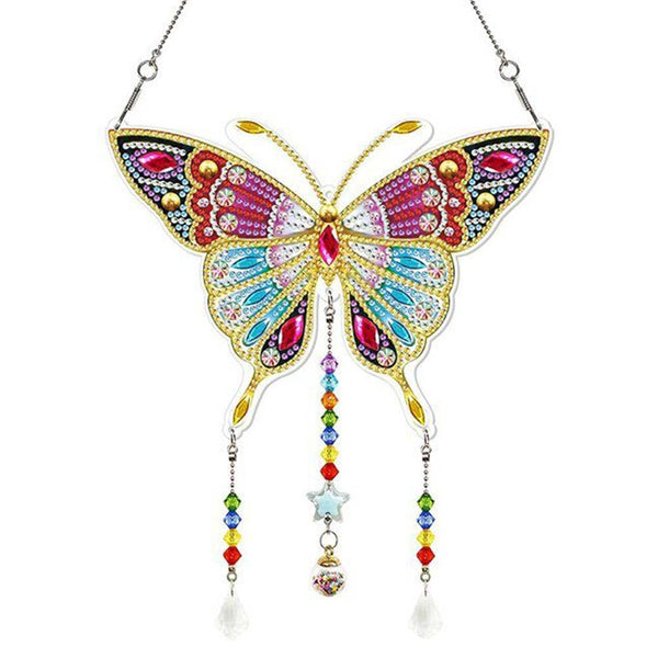 5D Diamond Painting Door Hanger Butterfly design