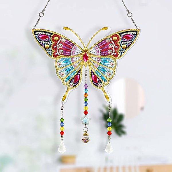 5D Diamond Painting Door Hanger Butterfly design