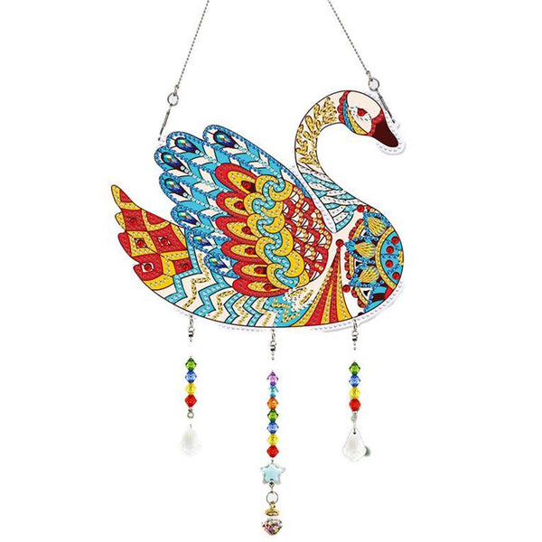 5D Diamond Painting Door Hanger Swan