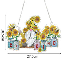 Load image into Gallery viewer, 5D Diamond Painting Door Hanger Sunflower Gnome