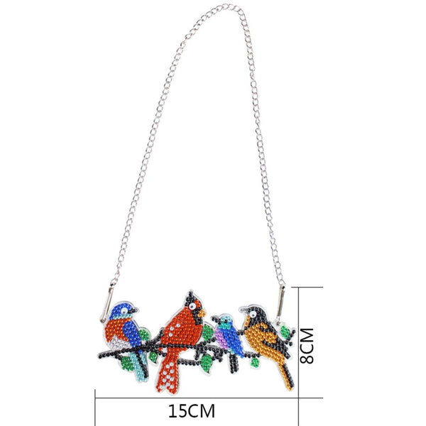 5D Diamond Painting Door Hanger Four Birds