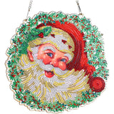 5D Diamond Painting Door Hanger Santa Claus