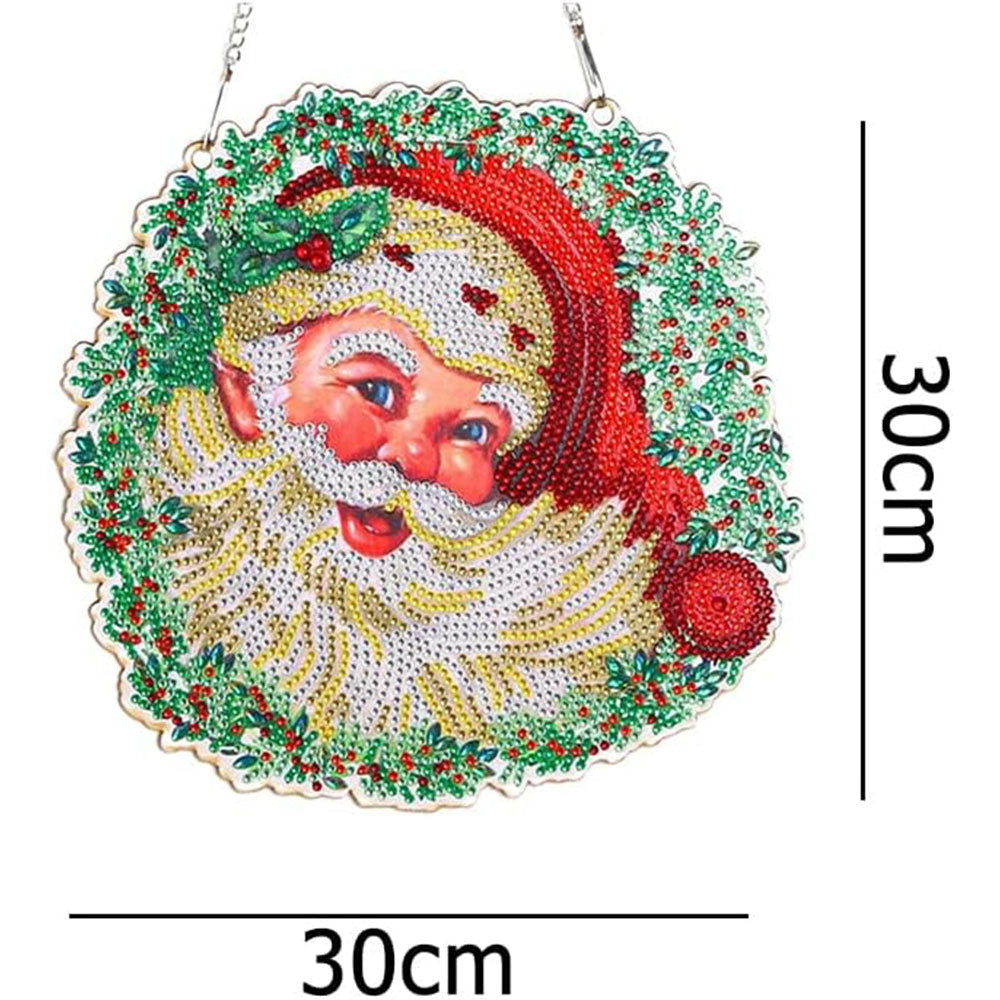 5D Diamond Painting Door Hanger Santa Claus