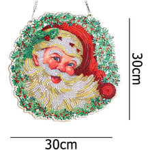 Load image into Gallery viewer, 5D Diamond Painting Door Hanger Santa Claus